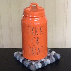 Rae dunn trick or treat canister